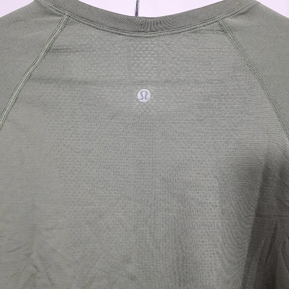 Lululemon Green Twill Swiftly Tech Long Sleeve Sh… - image 4